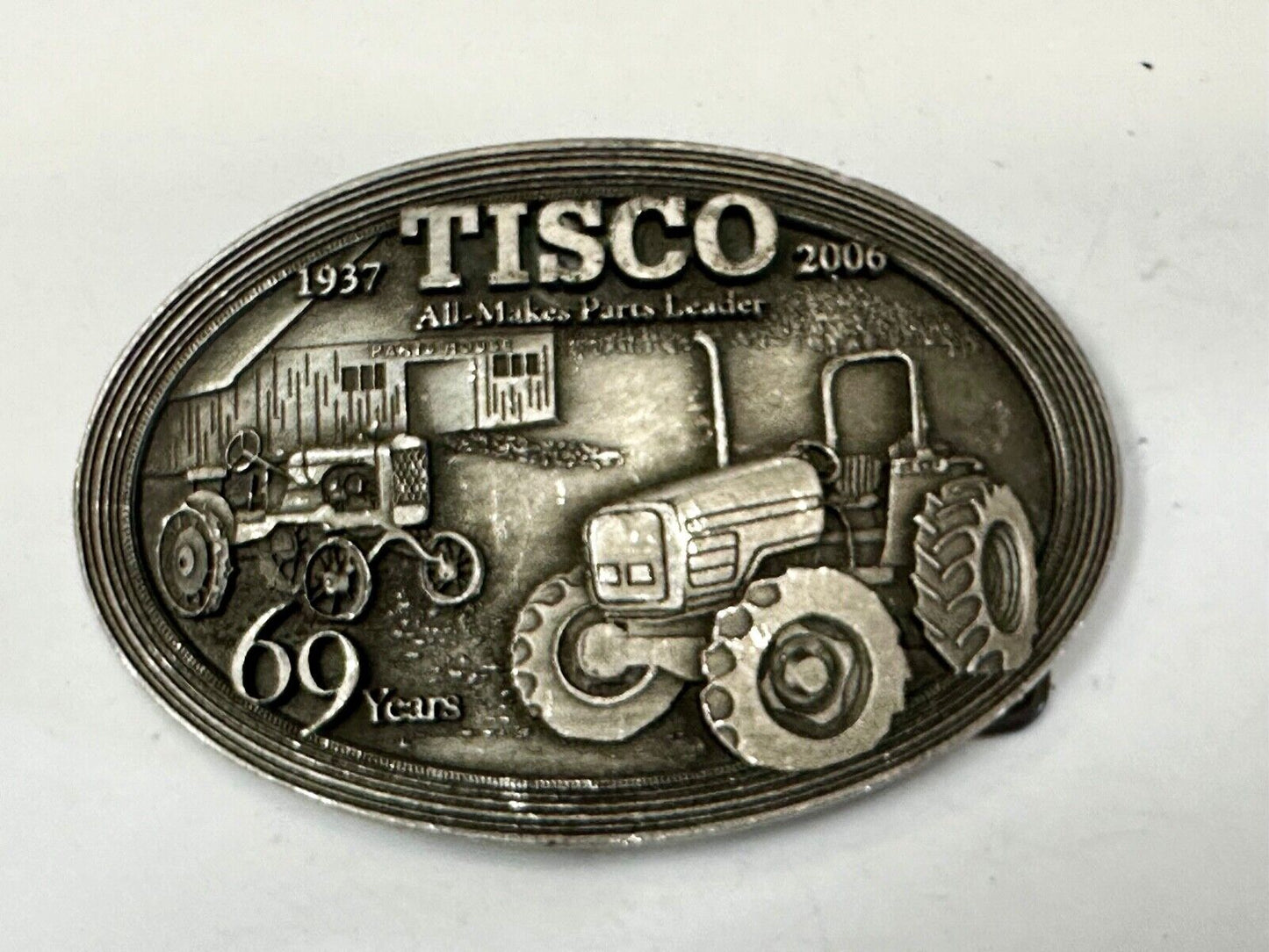 TISCO Tractor Implement Supply Replacement Parts 69 years - 2006 Belt Buckle