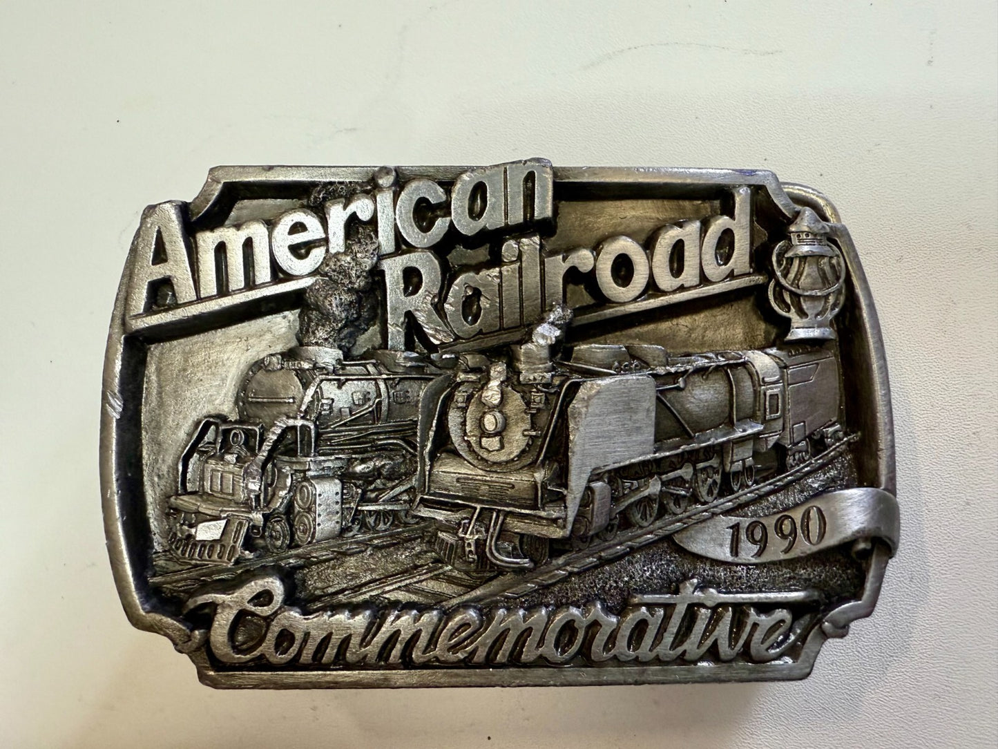 Vintage Historic American Railroad 1990 Commemorative Arroyo Grande Belt Buckle