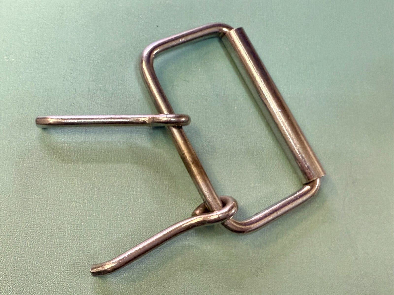 3" wide Double Prong Roller Silver Tone Replacement Uniform Belt Buckle