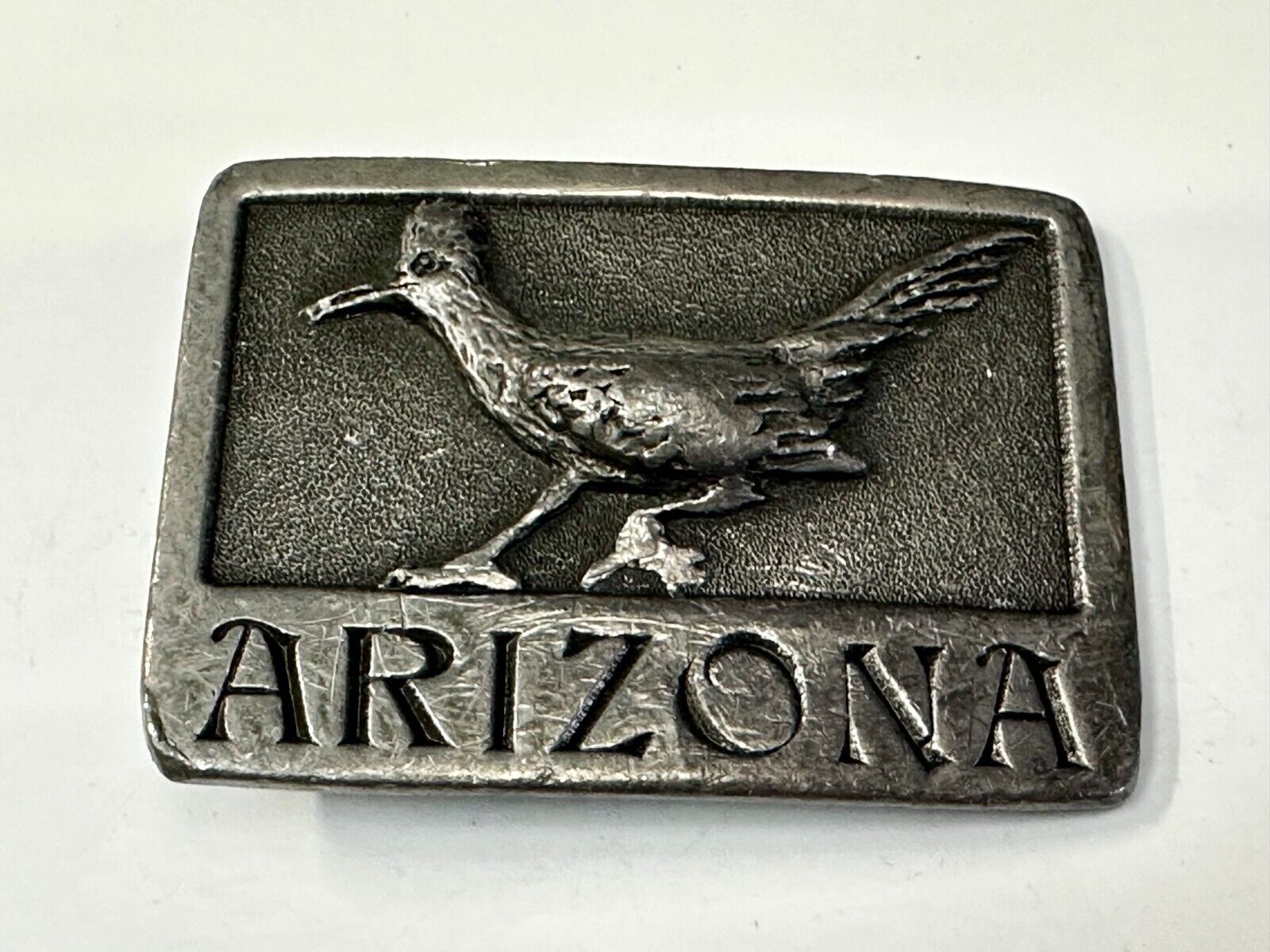Arizona Roadrunner Southwestern Desert Bird VTG 1984 Belt Buckle by Sanchez Int.