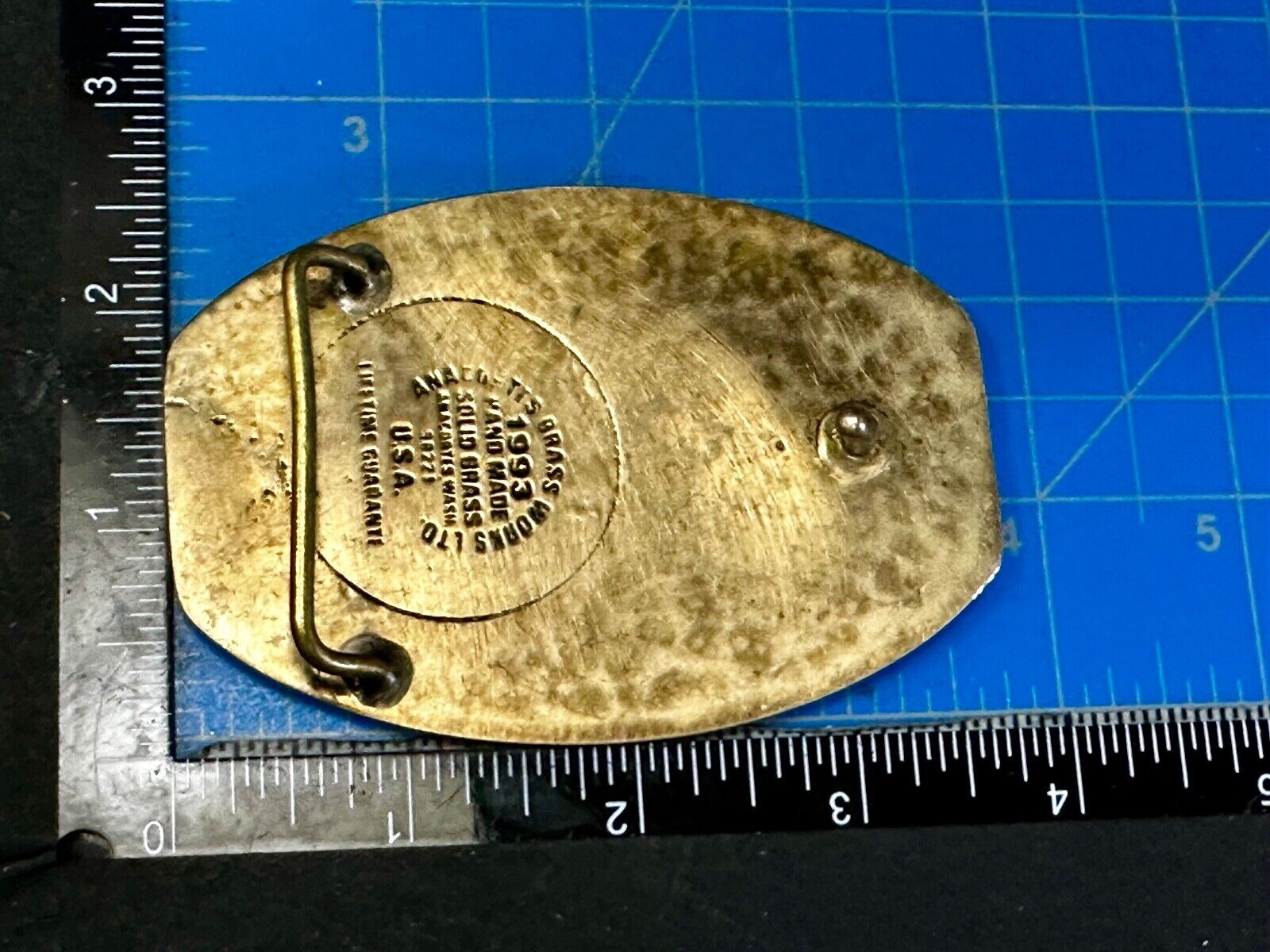 Ultramar Colt Construction Co 1993 Oils Quality W/ Safety Anacortes Belt Buckle