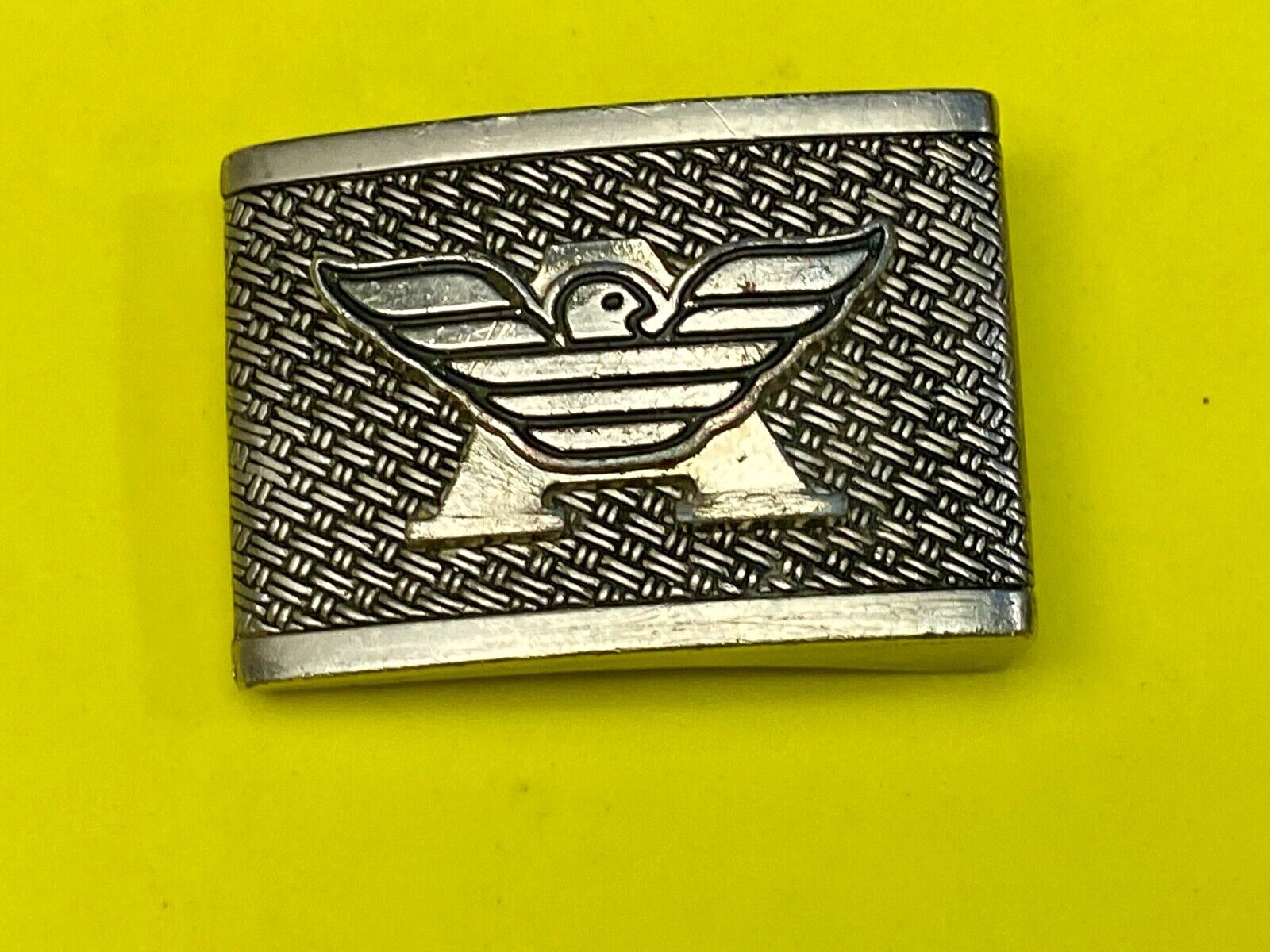 unknown to me    bird and letter A belt buckle 