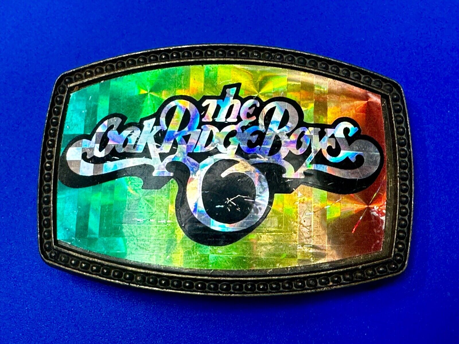 The Oak Ridge Boys - Music Band - Vintage Holographic Prism style Belt Buckle