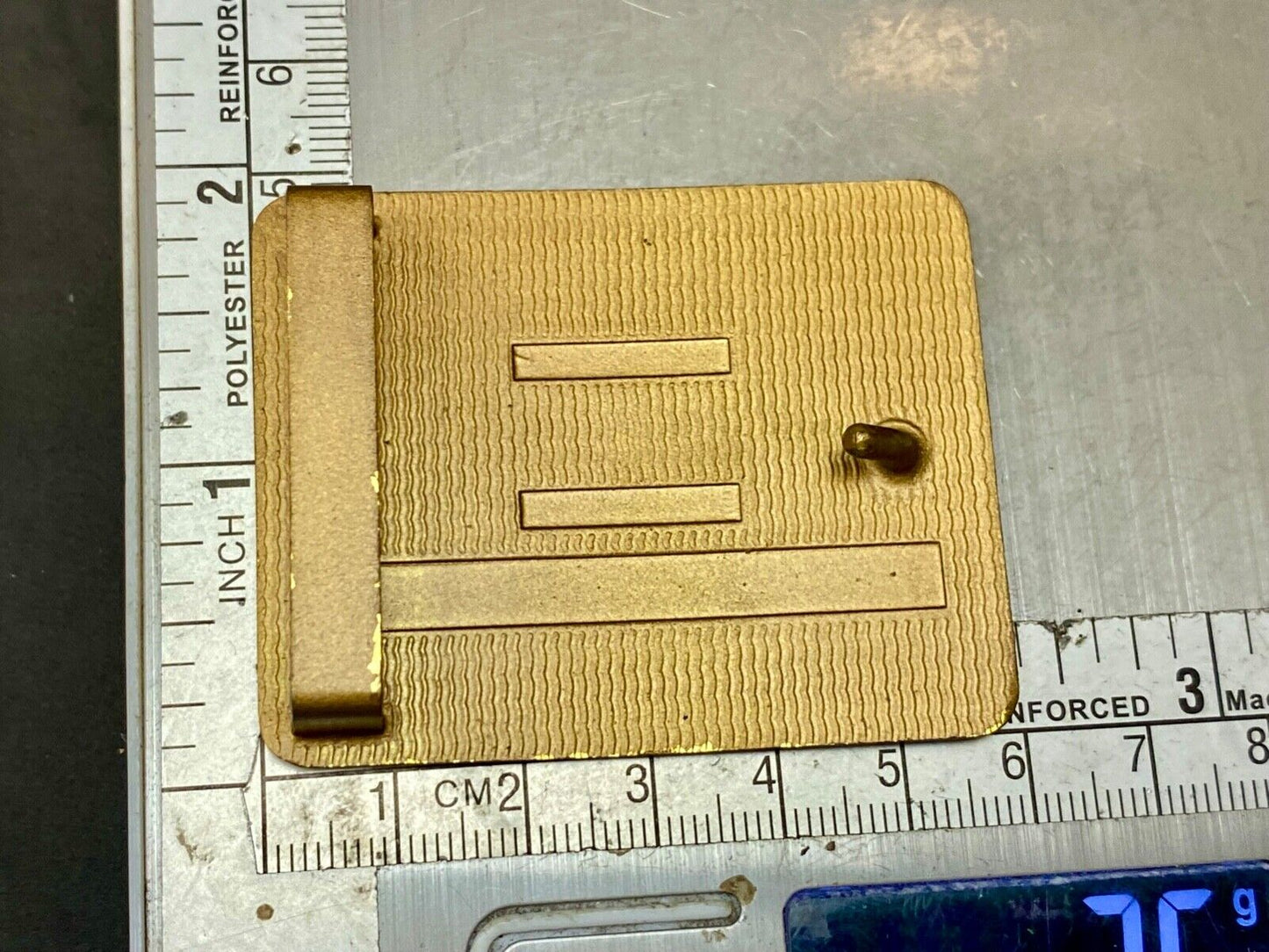 ABC Bowling Bowler's BLANK Most improved average award belt buckle NOT engraved!