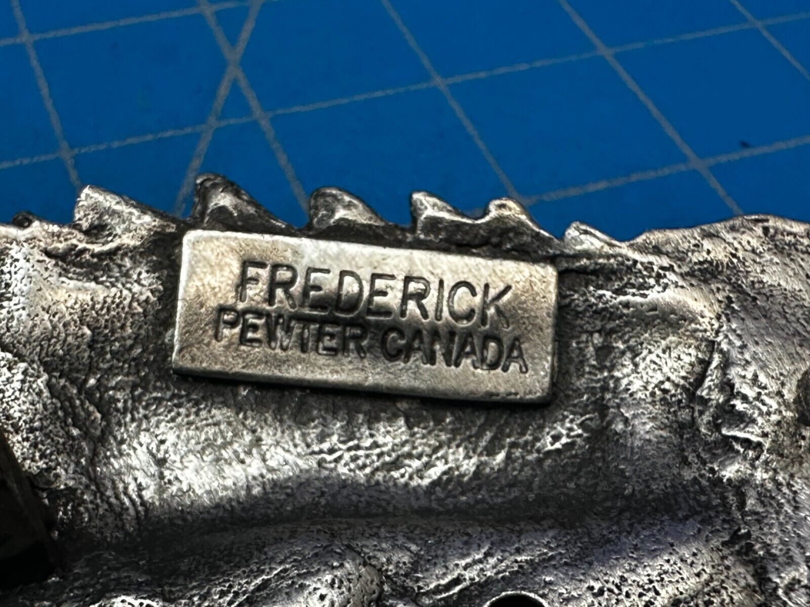 Vintage Eagles Head - Highly Detailed - Frederick Pewter Canada Belt Buckle