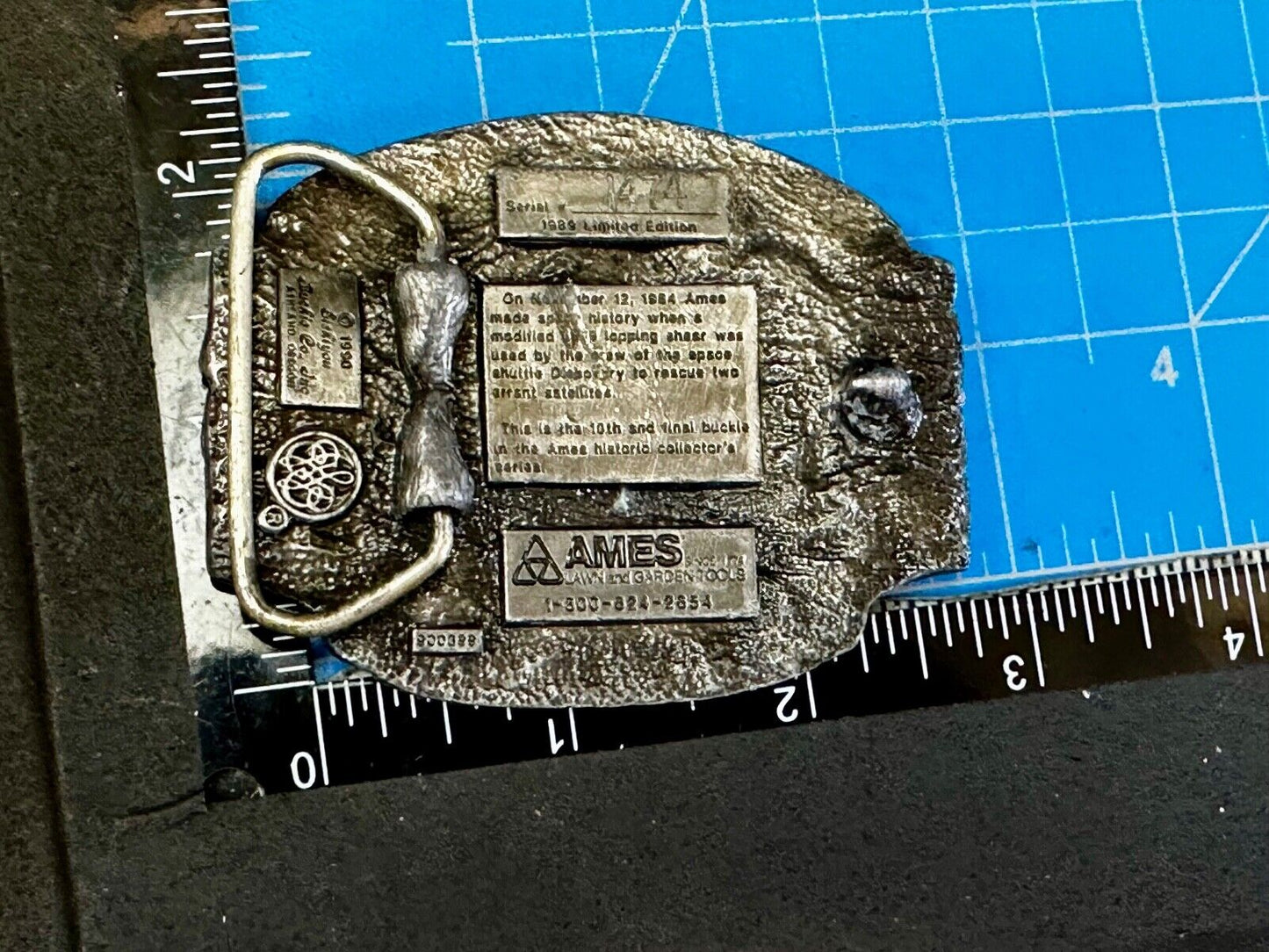 Ames Tools Space Shuttle Discovery 1984 Commemorative 90's Limited Belt Buckle