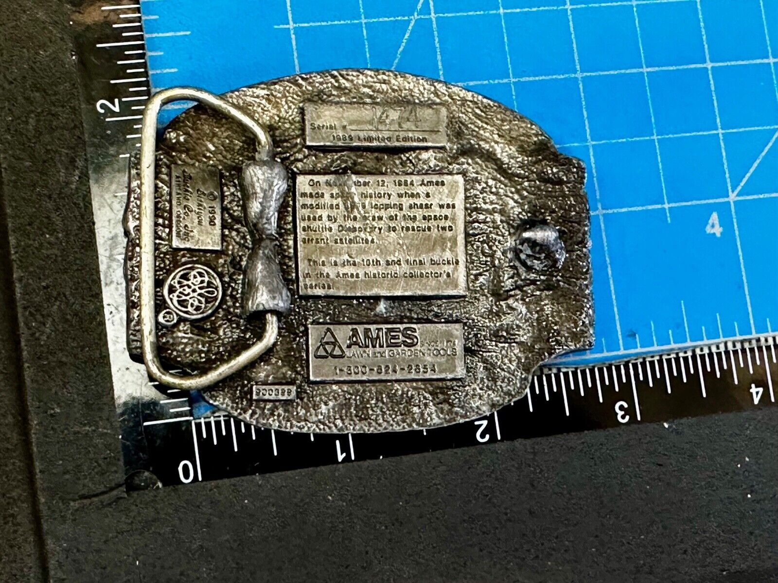 Ames Tools Space Shuttle Discovery 1984 Commemorative 90's Limited Belt Buckle
