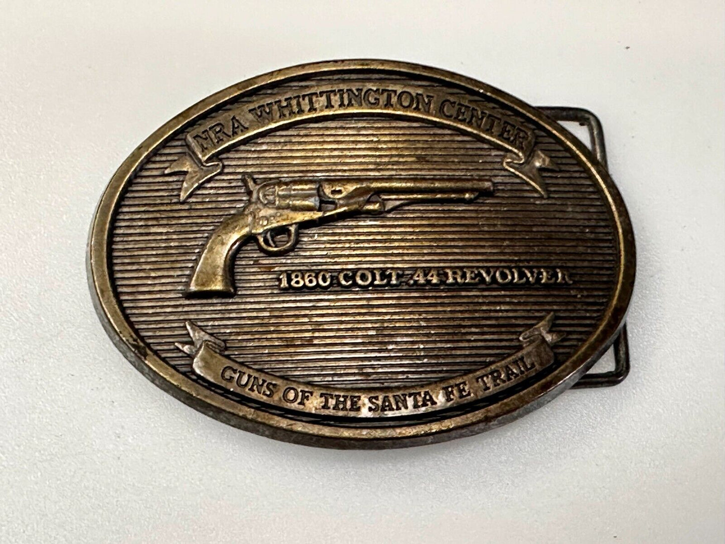 1860 Colt 44 Mag Revolver NRA Whittington Guns of the Santa Fe Trail Belt Buckle