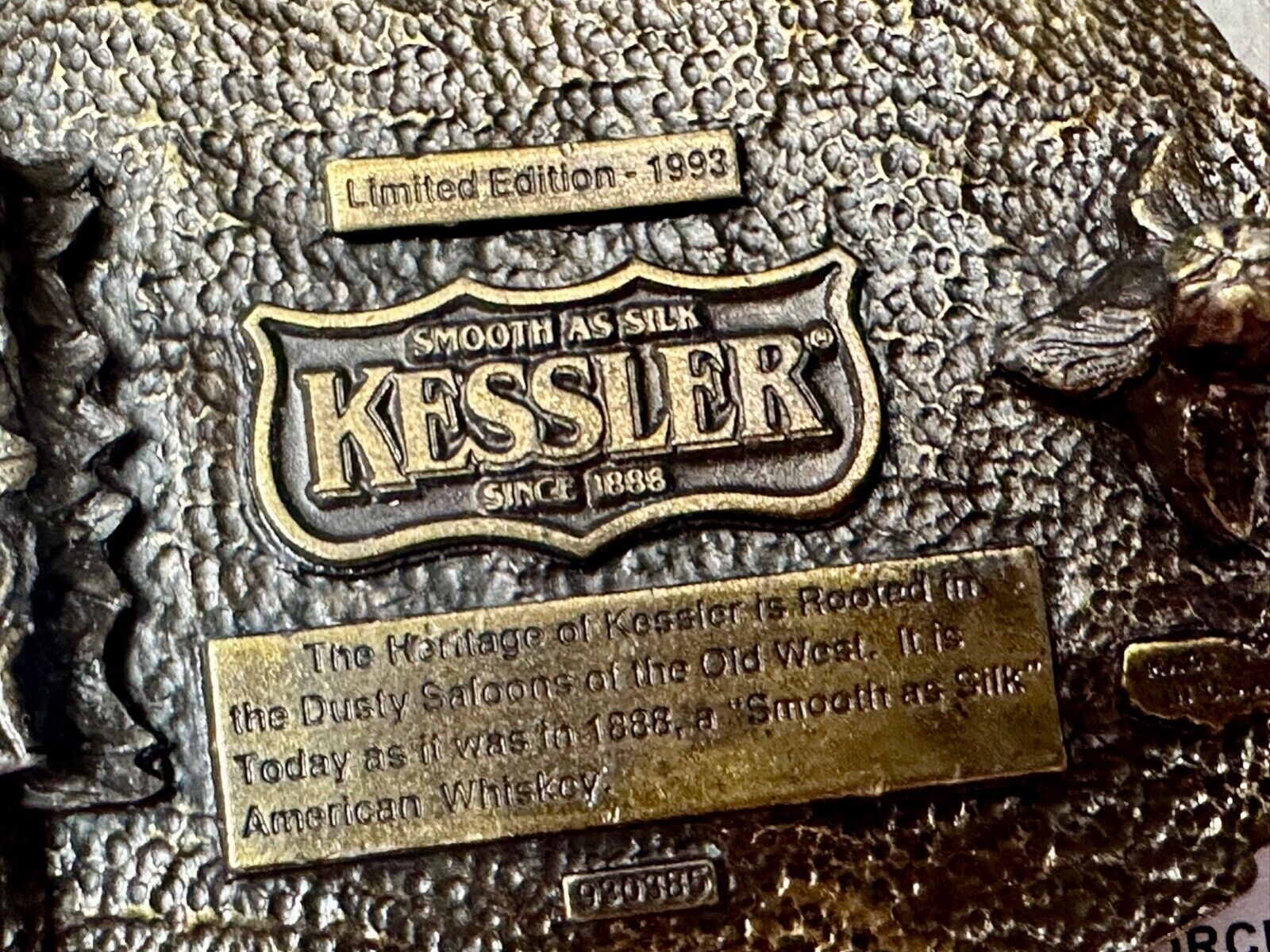 The Spirit of California - Kessler, smooth as silk belt buckle