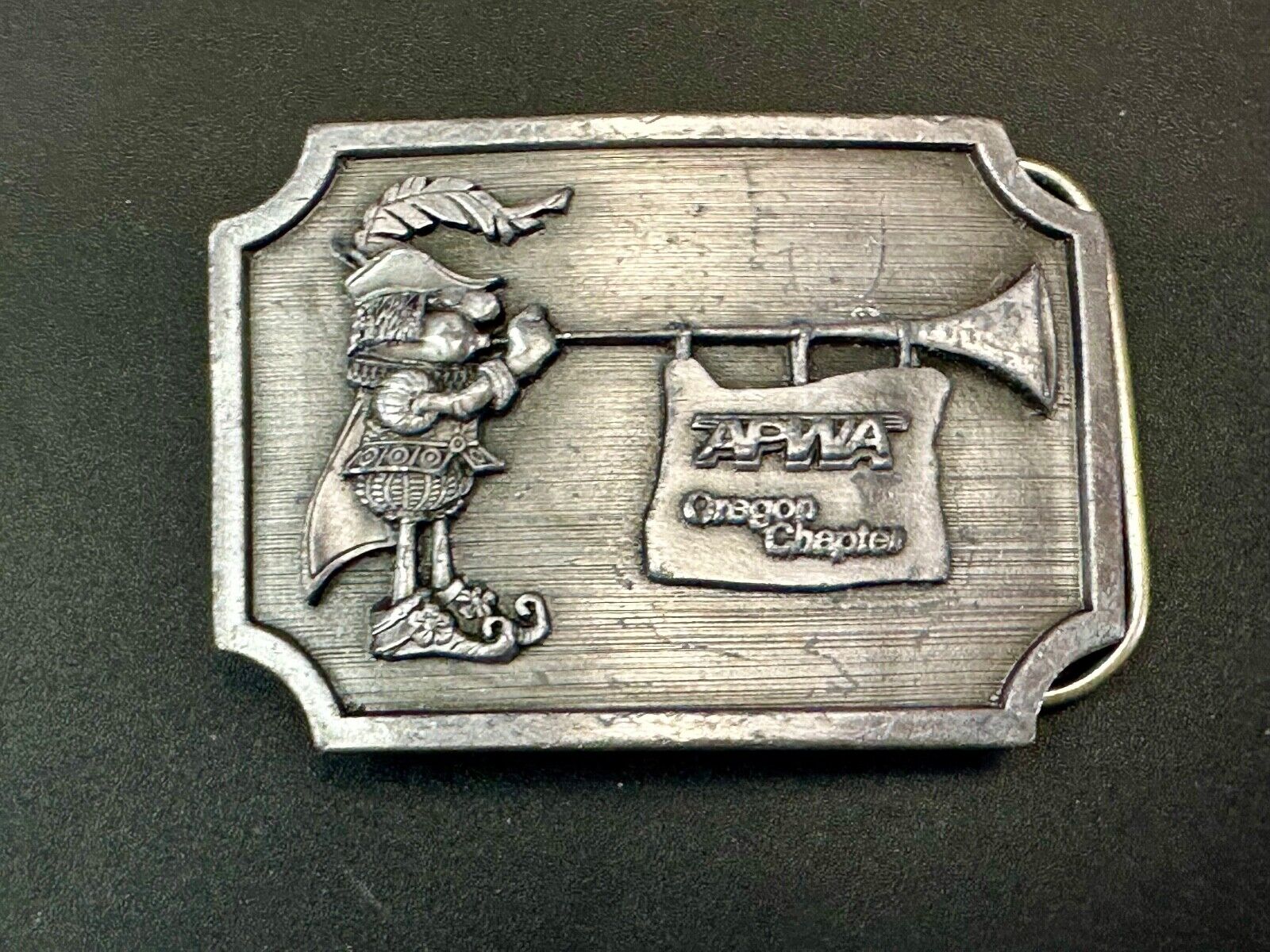APWA Oregon chapter American Public Works Association Conference belt buckle