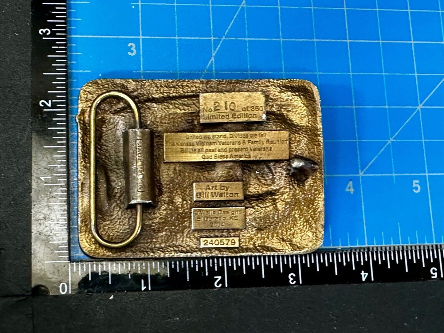 Vietnam American Veterans 2004 17th Annual War Reunion Commemorative Belt Buckle