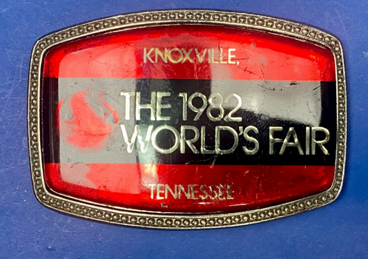 The 1982 Worlds Fair. - Knoxville Tn Tennessee Belt Buckle Sunsphere