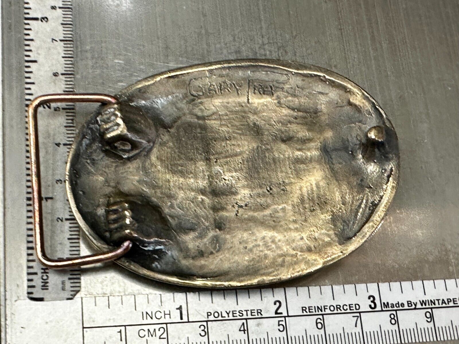 Andalex Wildcat Loadout Vintage Sculpture Belt Buckle by Gary Phrazen