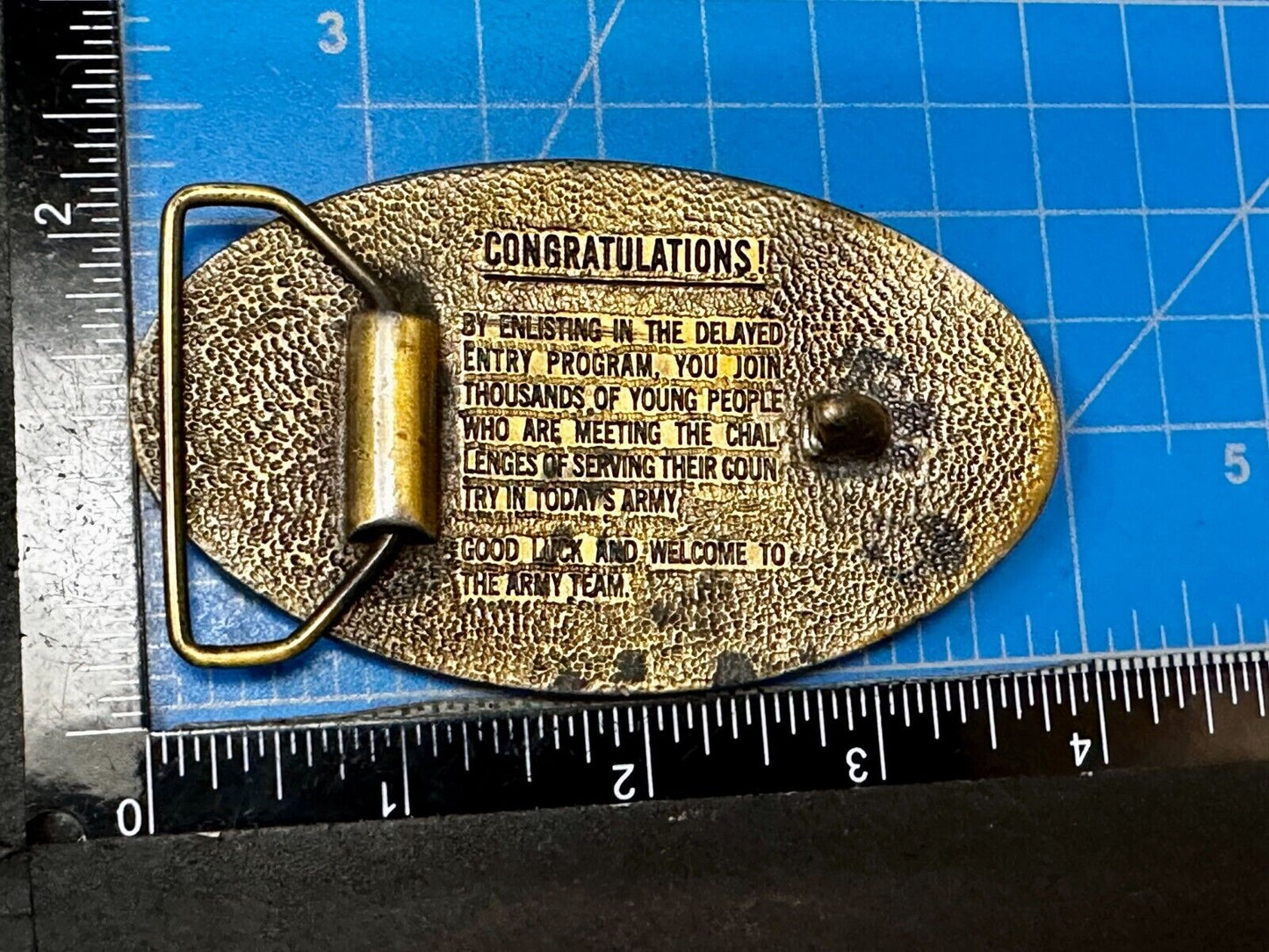 US Army Enlisted Soldier Delayed Entry Program United Staes Military Belt Buckle
