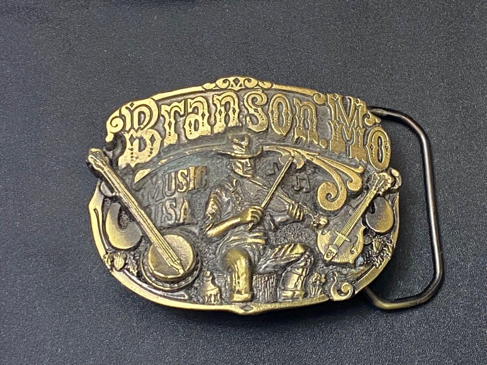 80's Branson Missouri music pickers MO -The Great American Belt Buckle Company