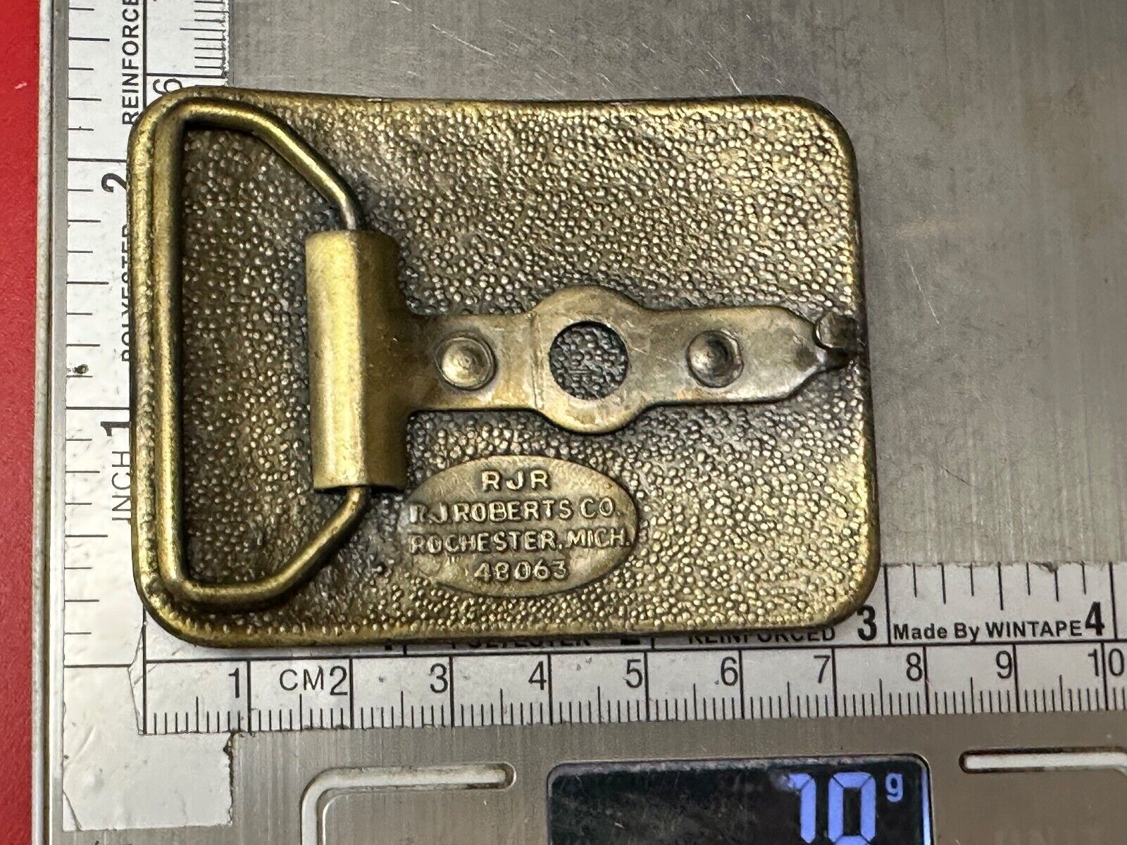 Antique Chevrolet Chevy Car Collectors Belt Buckle by RJR Roberts Co