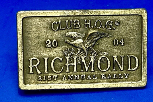 2004 Richmond Virginia Harley Davidson HOG Annual Rally Motorcycle Pin