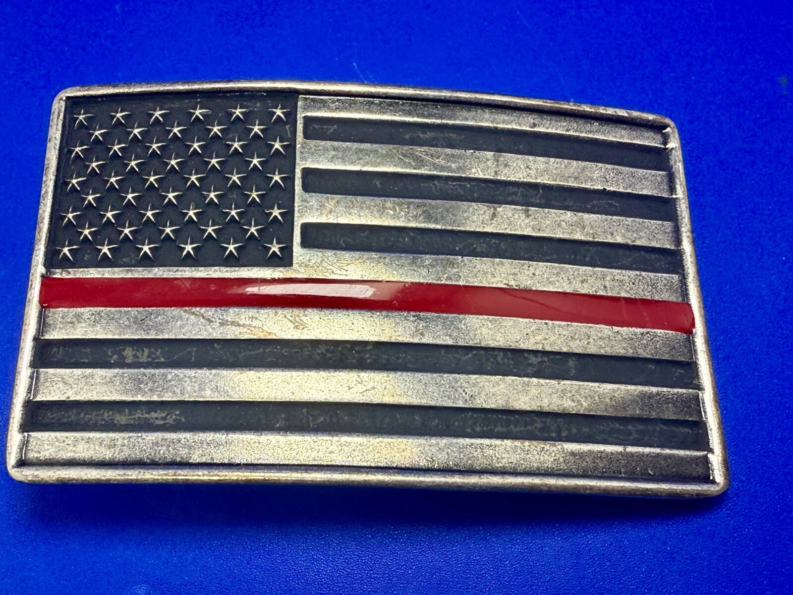 USA United States Flag American Pride Patriotic Montana Silversmiths Belt Buckle