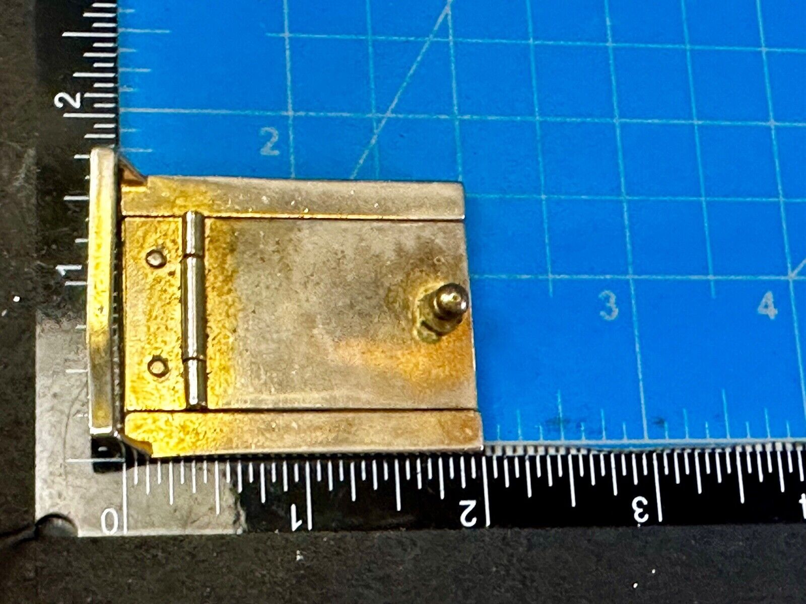 Vintage Letters Initial's BM two tone Belt Buckle
