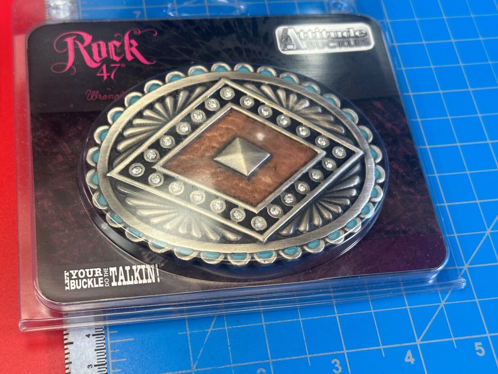 AB Concho Rock 47 Wrangler   - NOS  Attitude #A444CR Montana Silversmiths