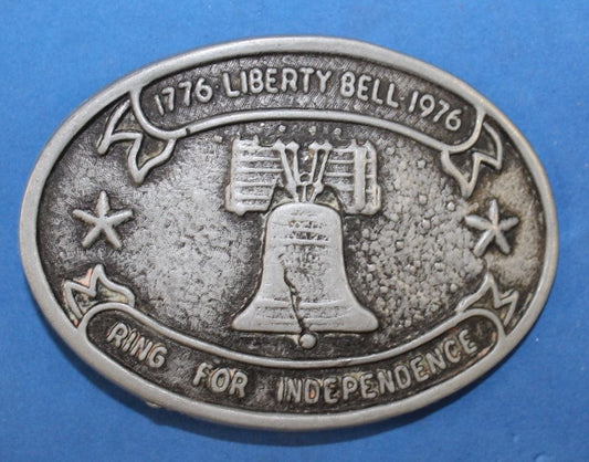  Vintage 1976 **Liberty Bell Ring For Independence** Belt Buckle