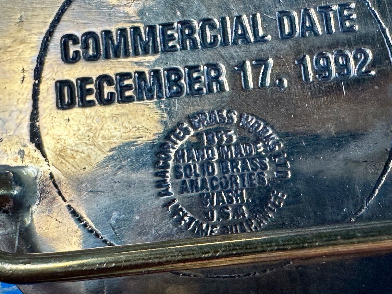 ACI Tampella Piney Creek Power Plant Clarion PA Operations Maint. belt buckle