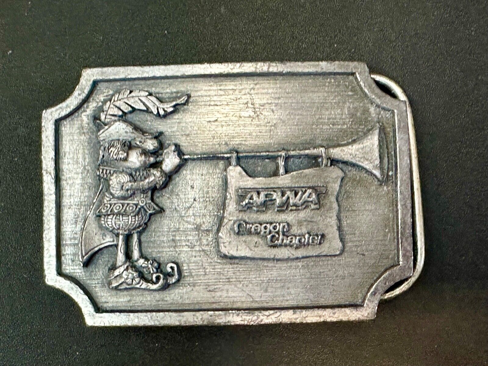APWA Oregon chapter American Public Works Association Conference belt buckle