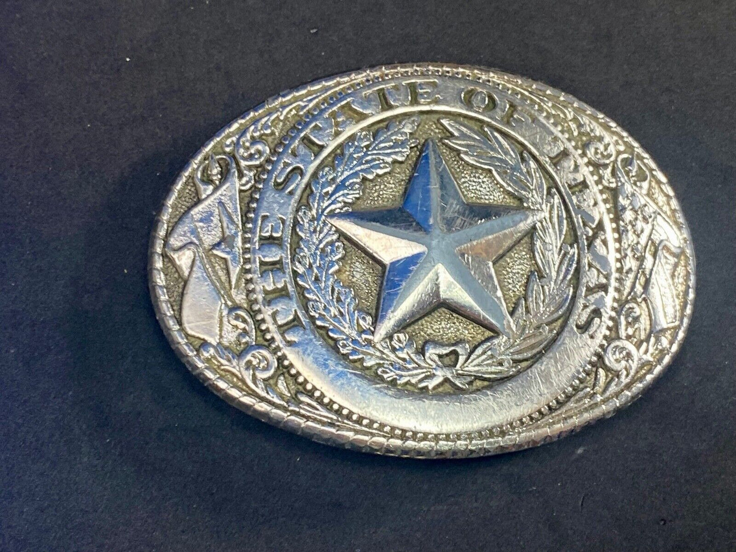 Usa Made The Great State Of Texas Star Commemorative Belt Buckle 