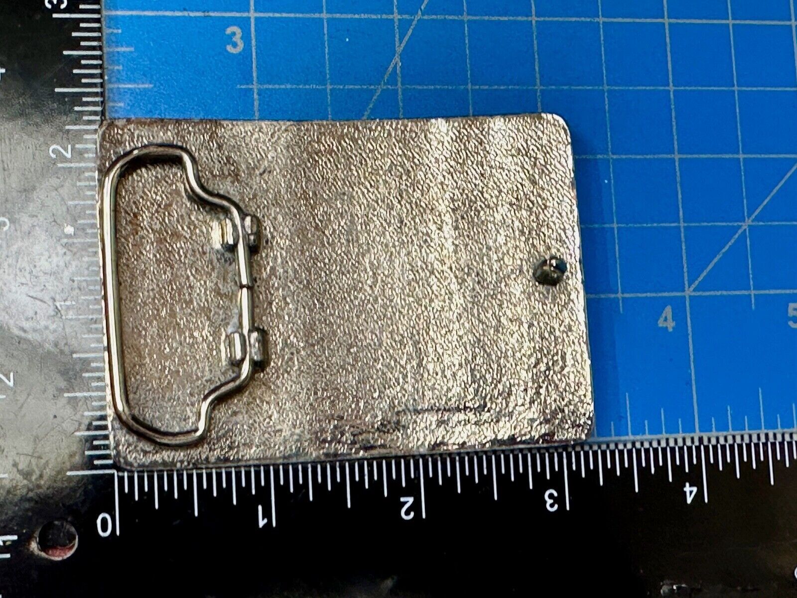 Vintage longhorn cow steer western flower swirl design belt buckle
