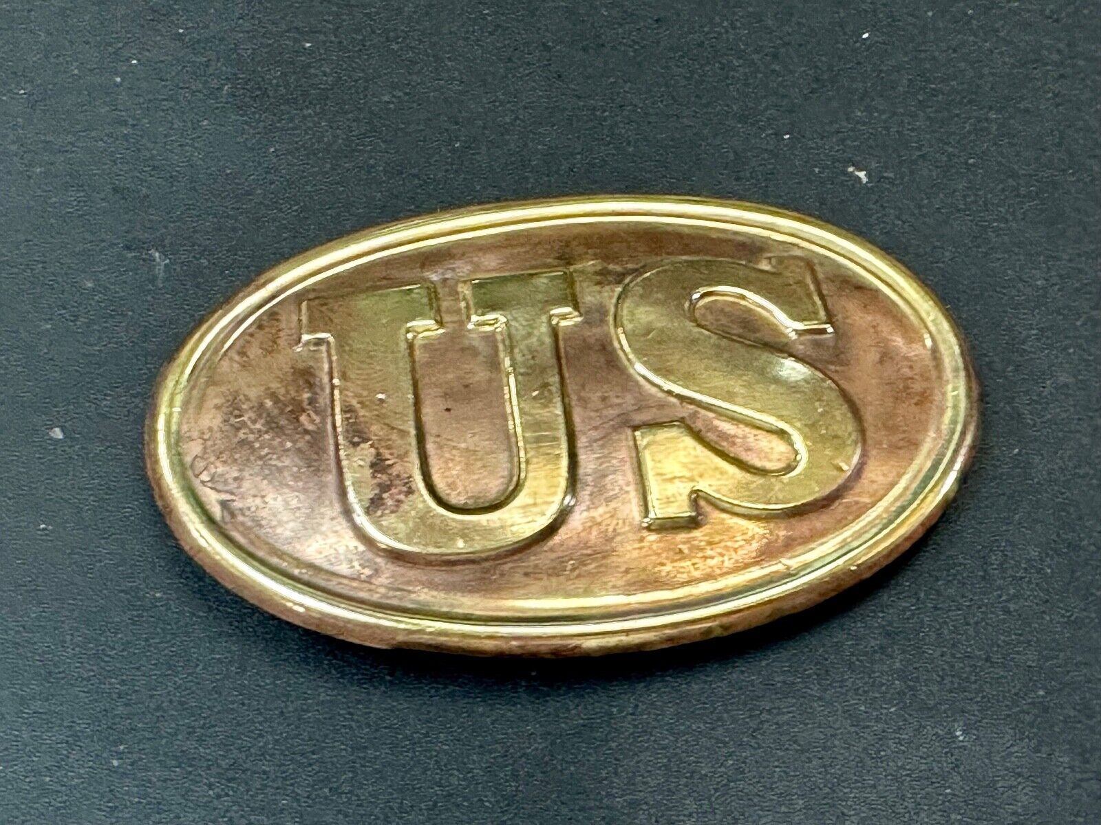 U.S. CIVIL WAR WAIST BELT PLATE US Soldiers Replica Belt Buckle  unknown to me!