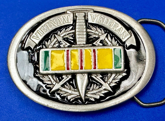 Veteran Vietnam Knife Emblem The Great American Belt Buckle co