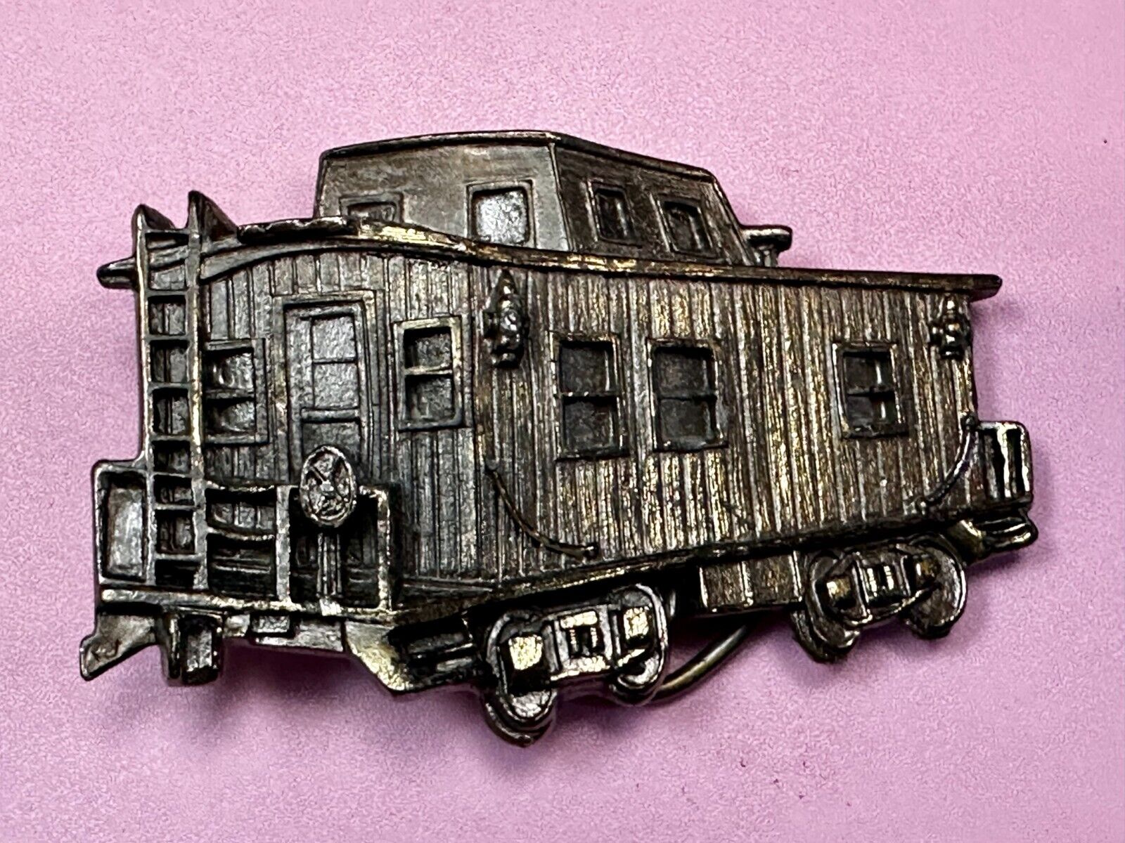 Train Caboose RailRoad Vintage 1979 - The Great American Belt Buckle Co