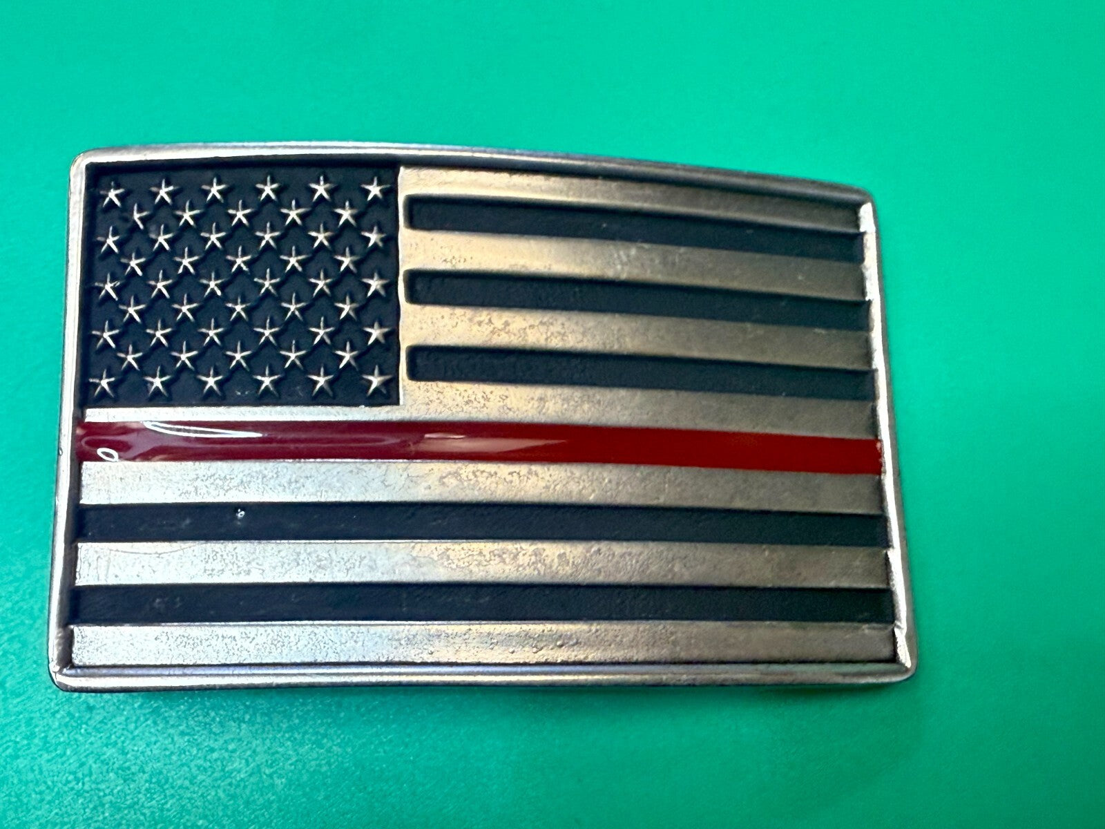 USA United States Flag American Pride Patriotic Montana Silversmiths Belt Buckle