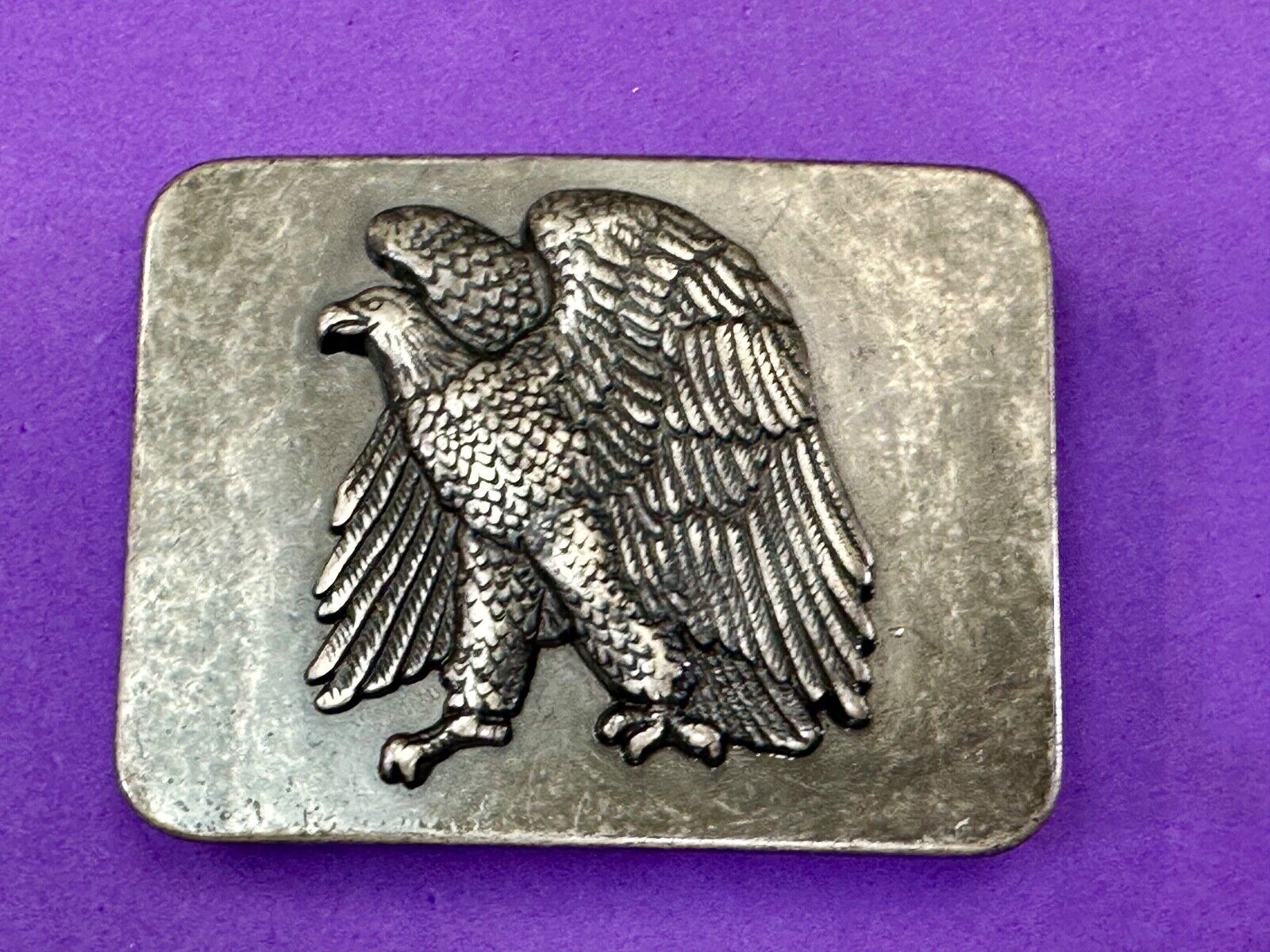 American Eagle - ready to fight! Patriotic USA belt buckle
