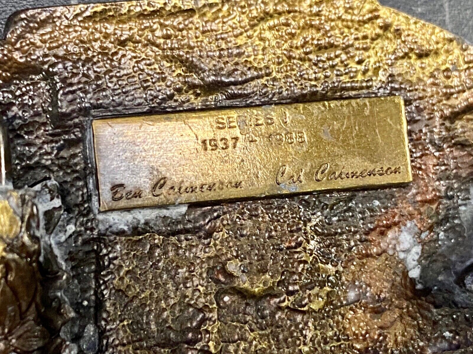 Vtg. Tisco Tractor Implement Supply Agriculture Farm Farming 52 Year Belt Buckle