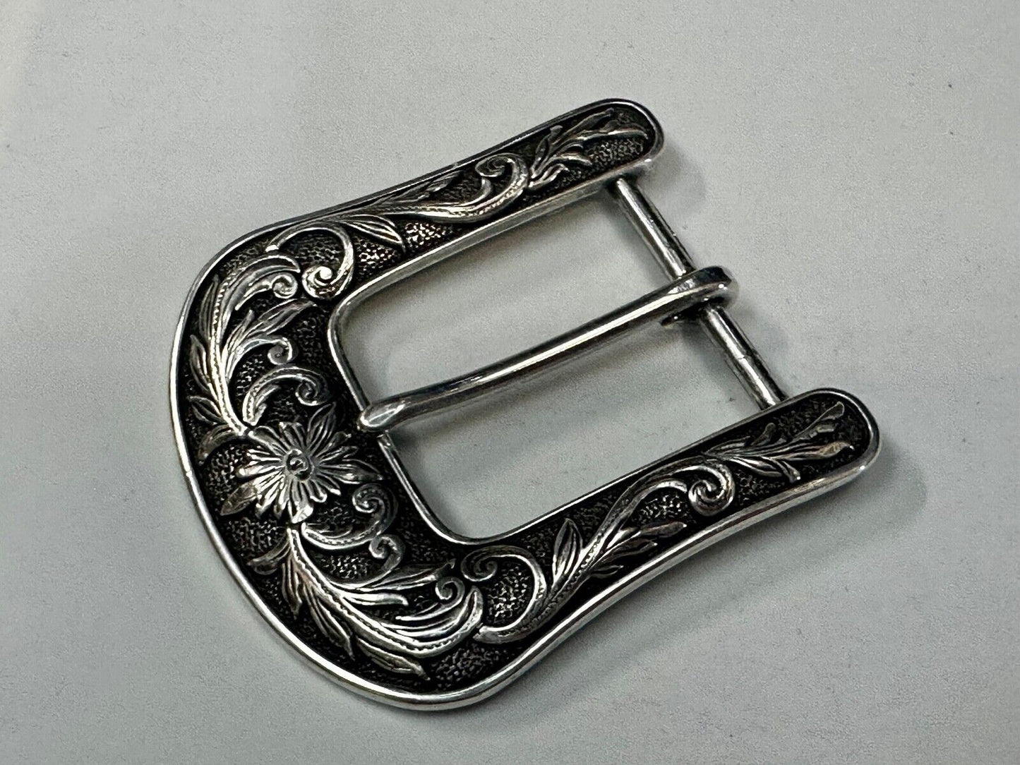Ariat - Western flower swirl design ranger style replacement belt buckle