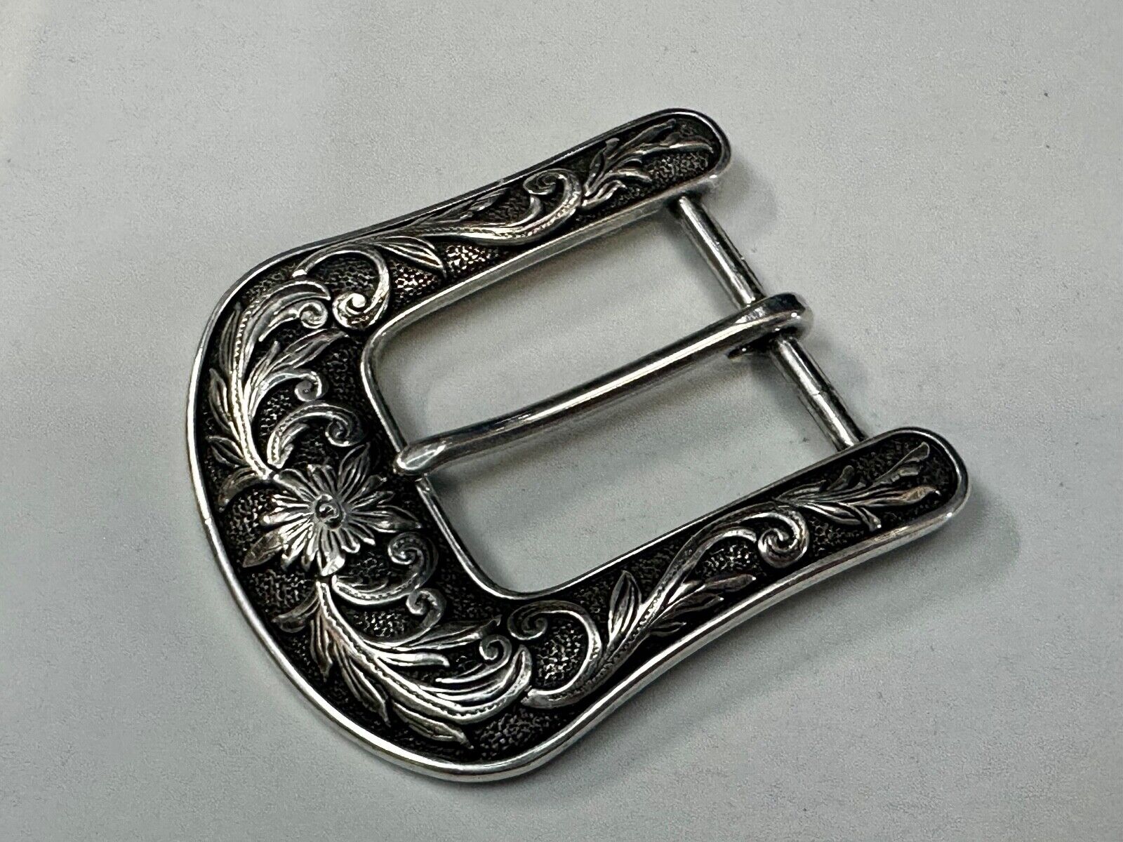 Ariat - Western flower swirl design ranger style replacement belt buckle
