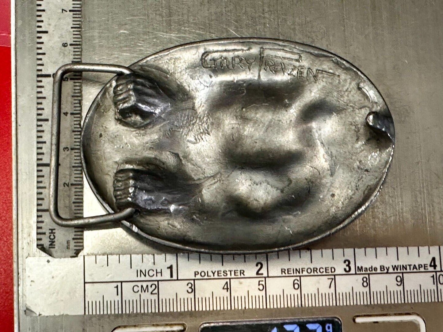 Andalex Wildcat Loadout Vintage Belt Buckle by Sculpture Artist Gary Frazen