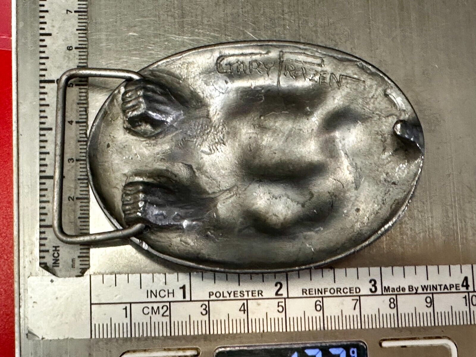 Andalex Wildcat Loadout Vintage Belt Buckle by Sculpture Artist Gary Frazen