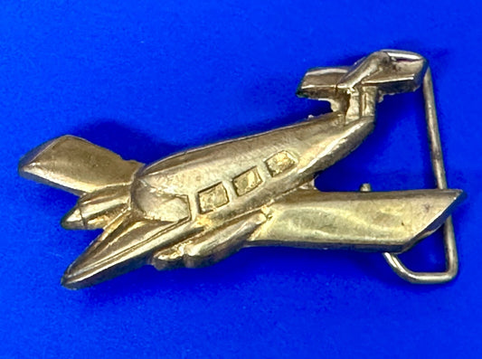 Beechcraft King AirPlane Aircraft Figural Private Pilot Cessna Belt Buckle