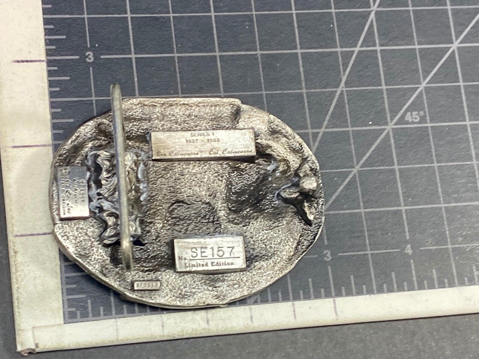 Vtg. Tisco Tractor Implement Supply Agriculture Farm Farming 51 Year Belt Buckle