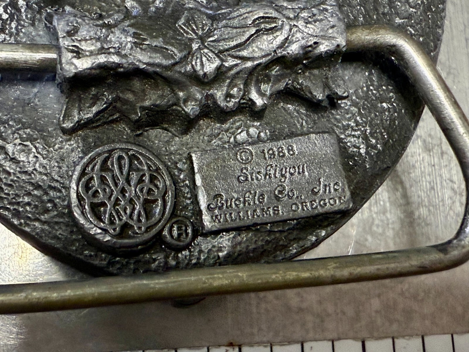 The Eagle & the Hawk Flying John Denver Vintage 1988 Siskiyou Belt Buckle