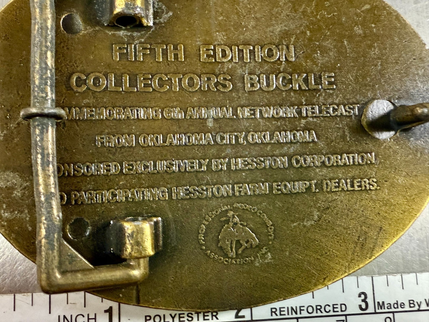 1979 Hesston NFR National Finals Rodeo Cowboys Western 5Th Edition Belt Buckle