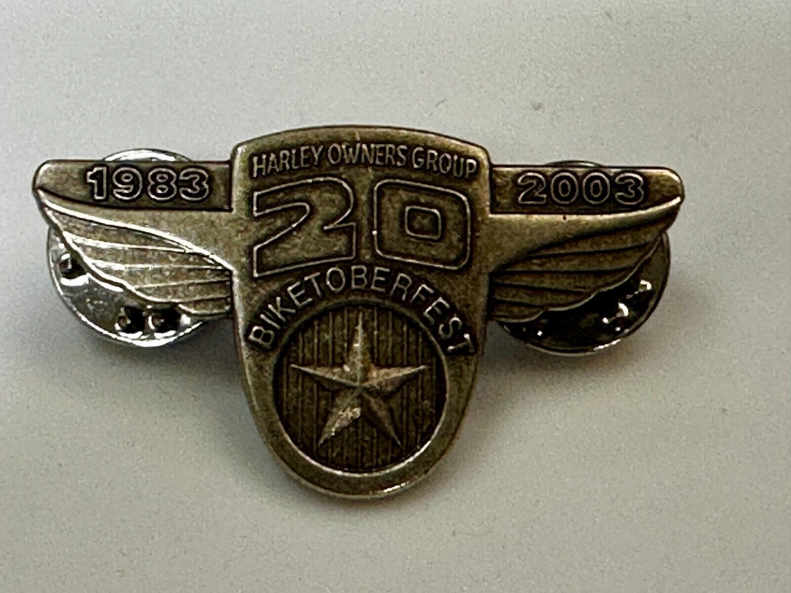 BikeToberfest 20 year Celebration 2003 Harley Davidson Motorcycles Pin
