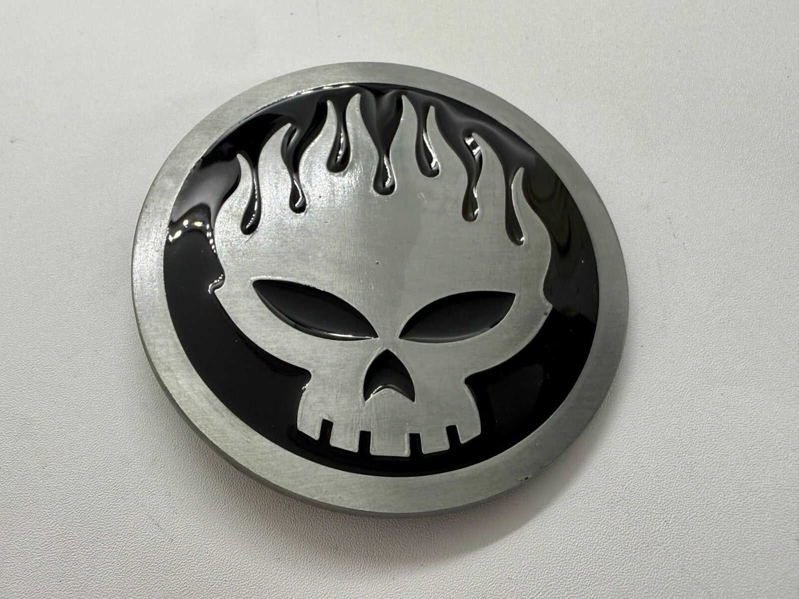 The Offspring Manic Subsidal Skull Album Tour Punk Rock Band Belt Buckle