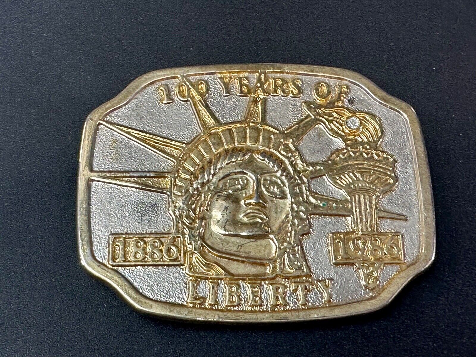 100 years of The Statue of Liberty New York City Commemorative  belt buckle