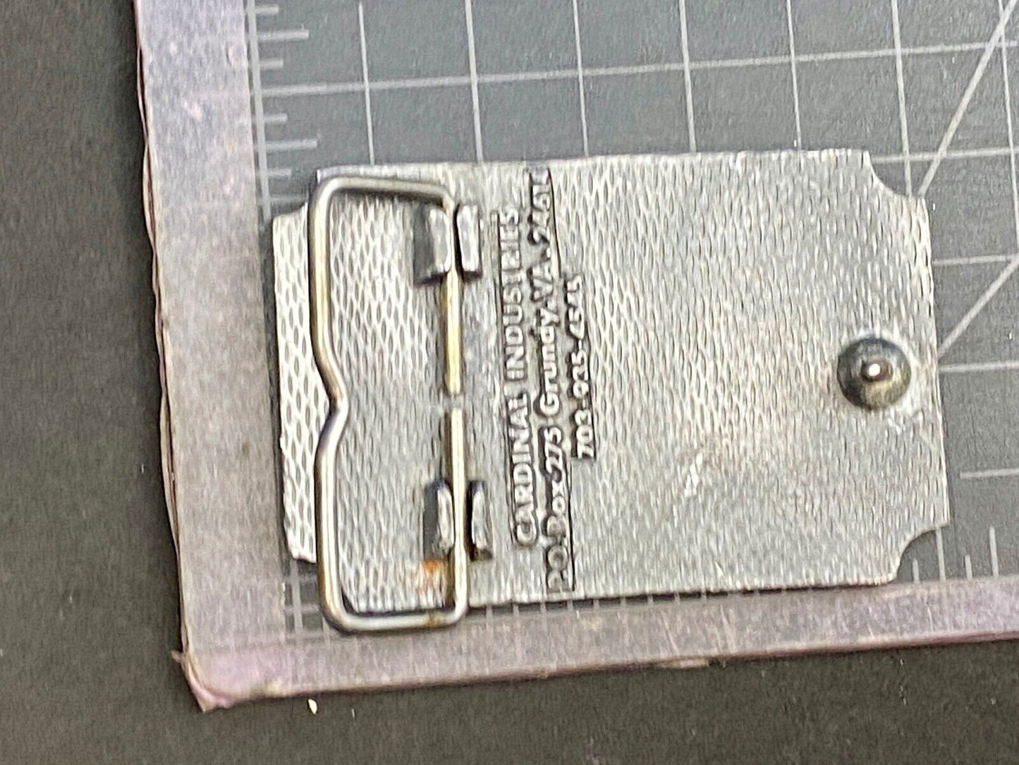 Vintage Institute of mining technology belt buckle - University of Alaska 