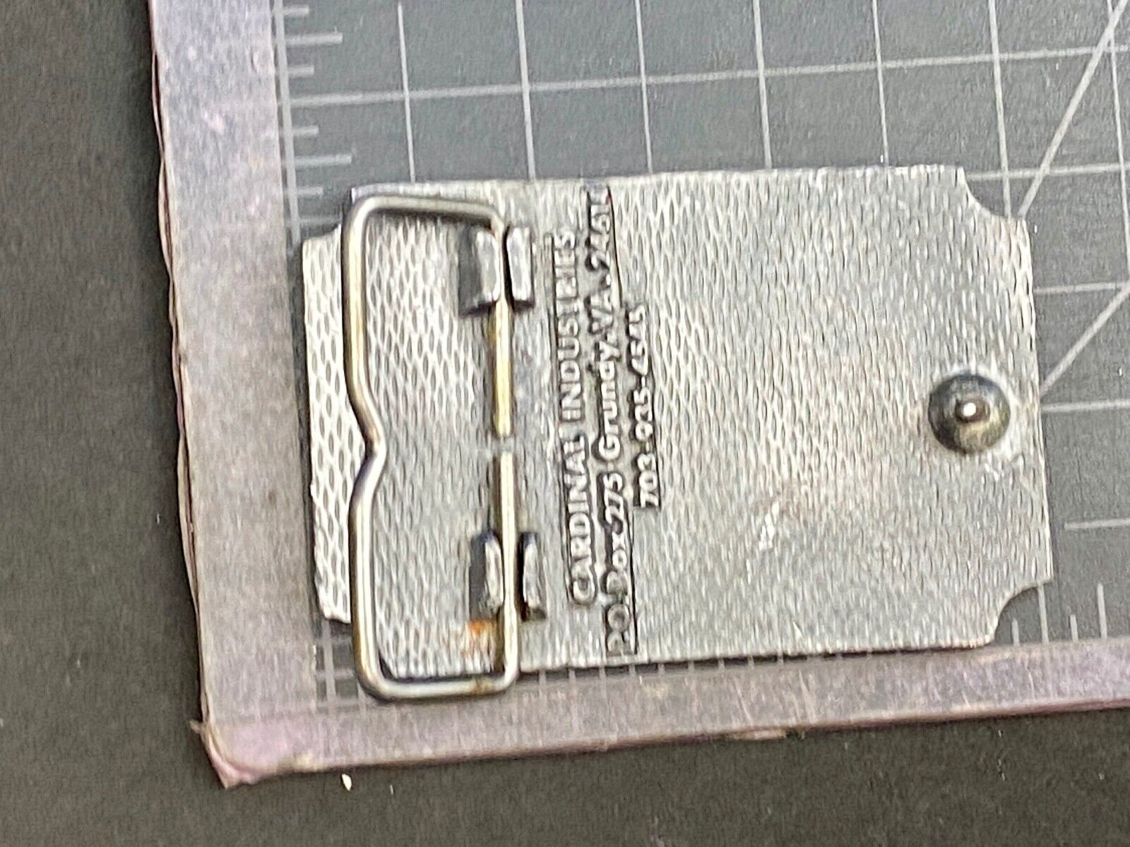 Vintage Institute of mining technology belt buckle - University of Alaska 
