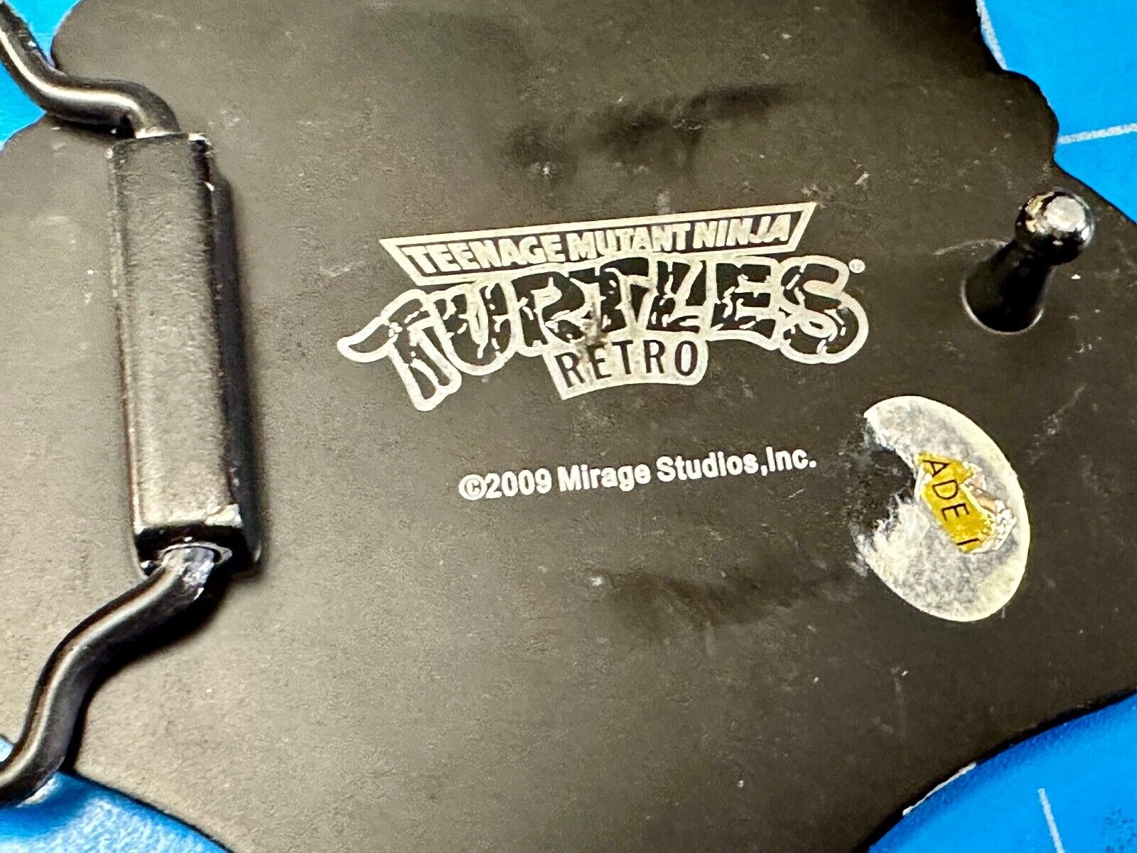 TMNT Teenage Mutant Ninja Turtles Retro 2009 Mirage Studio belt buckle