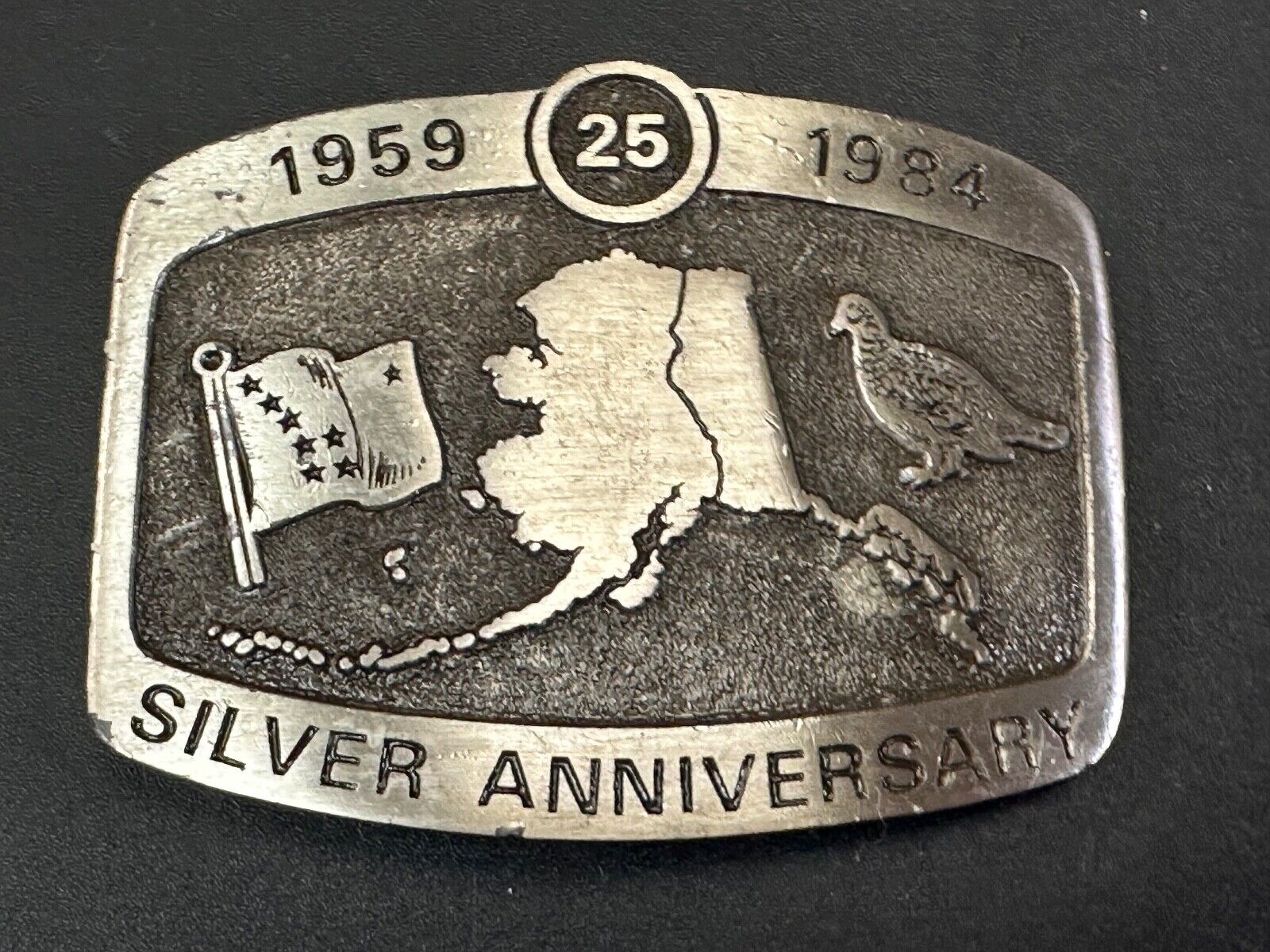 Alaska 1959 - 1984 25 Years of Statehood Silver Anniversary 1st Edition by Eldon